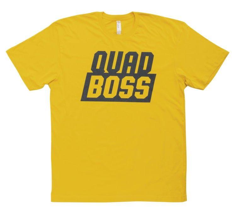 Quadboss Logo - Quad Boss Classic Logo Tee