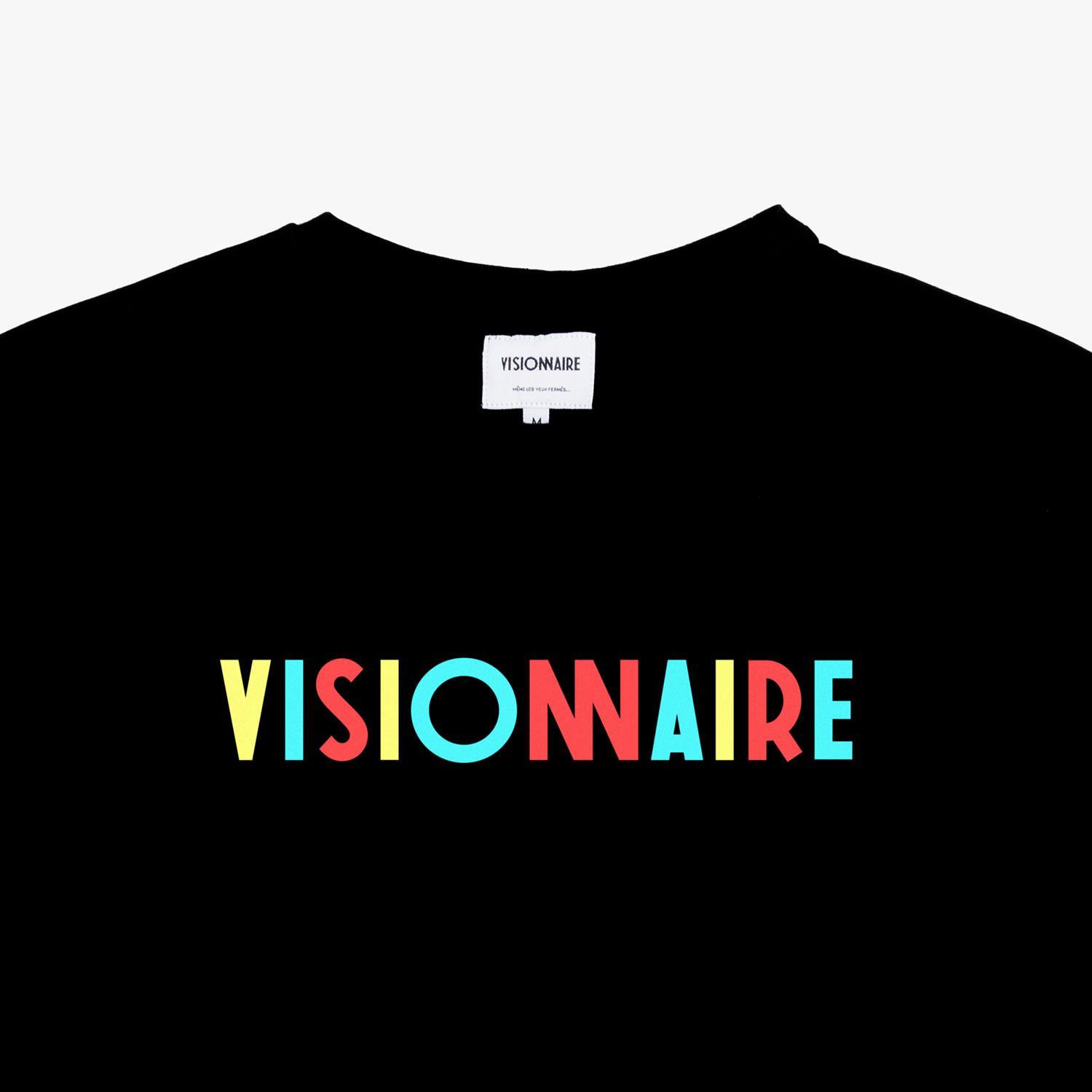 Visionnaire Logo - T-Shirt VISIONNAIRE NOIR — Visionnaire - Même les yeux fermés