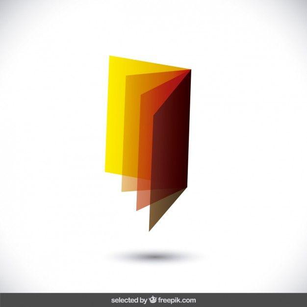 Translucent Logo - Abstract logo with translucent shapes Vector | Free Download