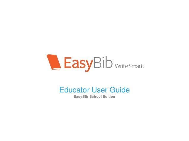 EasyBib Logo - EasyBib School Edition - Educators