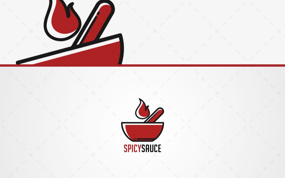 Sauce Logo - Modern Hot Sauce Logo For Sale - Lobotz