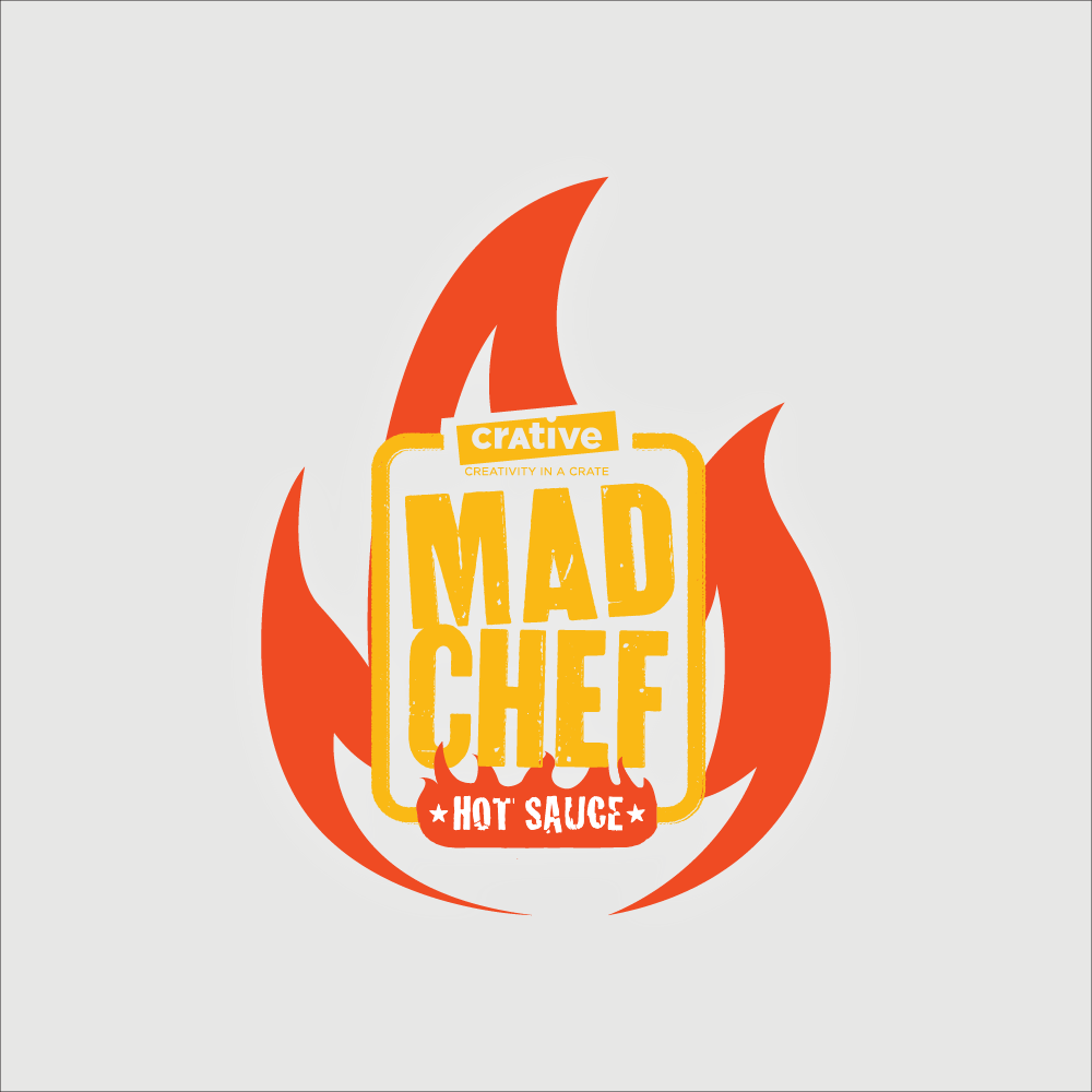 Sauce Logo - Crative's Mad Chef Hot Sauce logo by Sugar Design Studio | Sugar ...