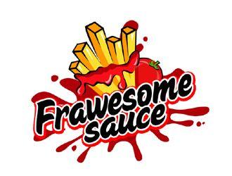 Sauce Logo - Frawesome Sauce (like fries + awesome) logo design