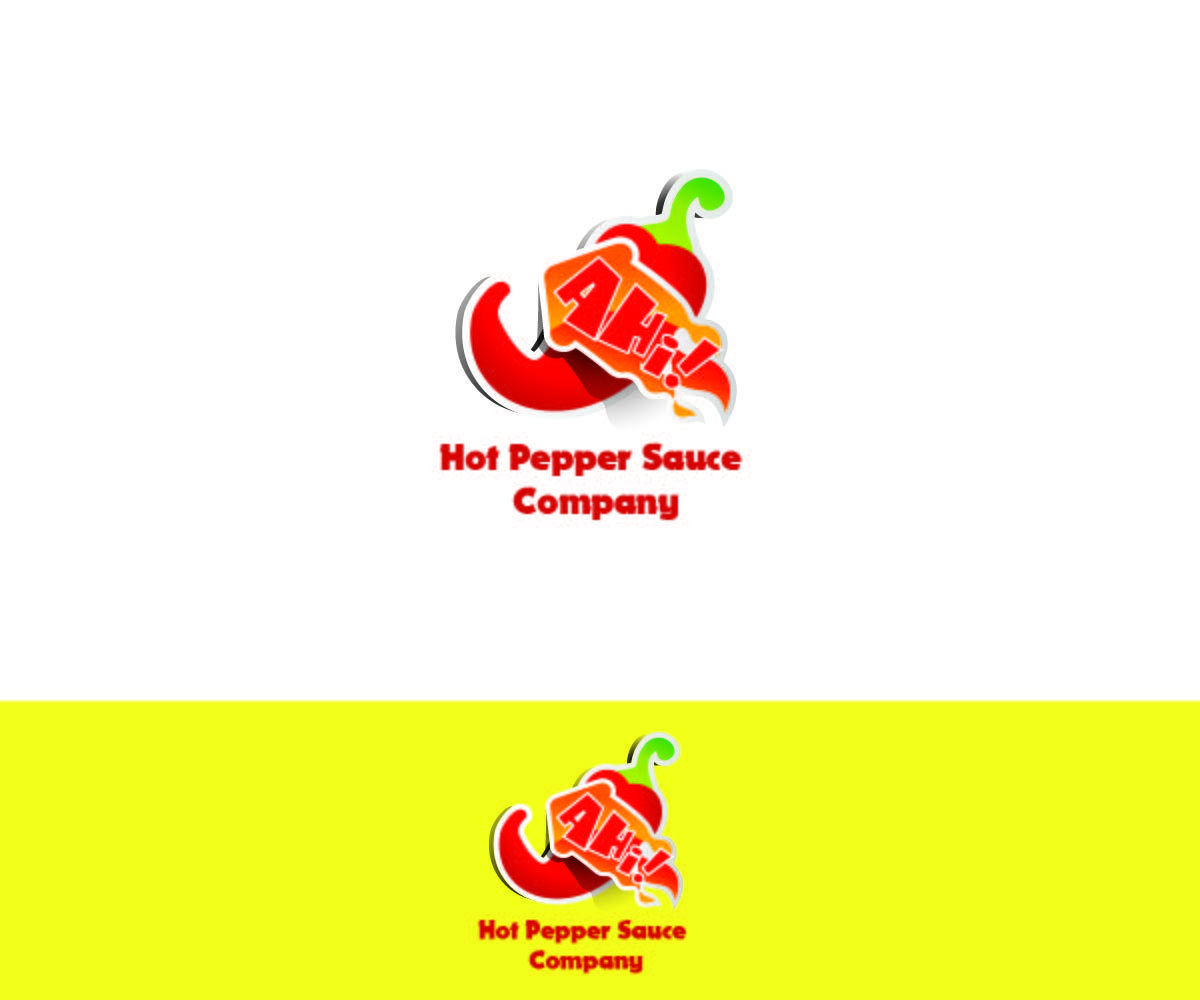 Sauce Logo - Logo Design for AHi! Hot Pepper Sauce Company