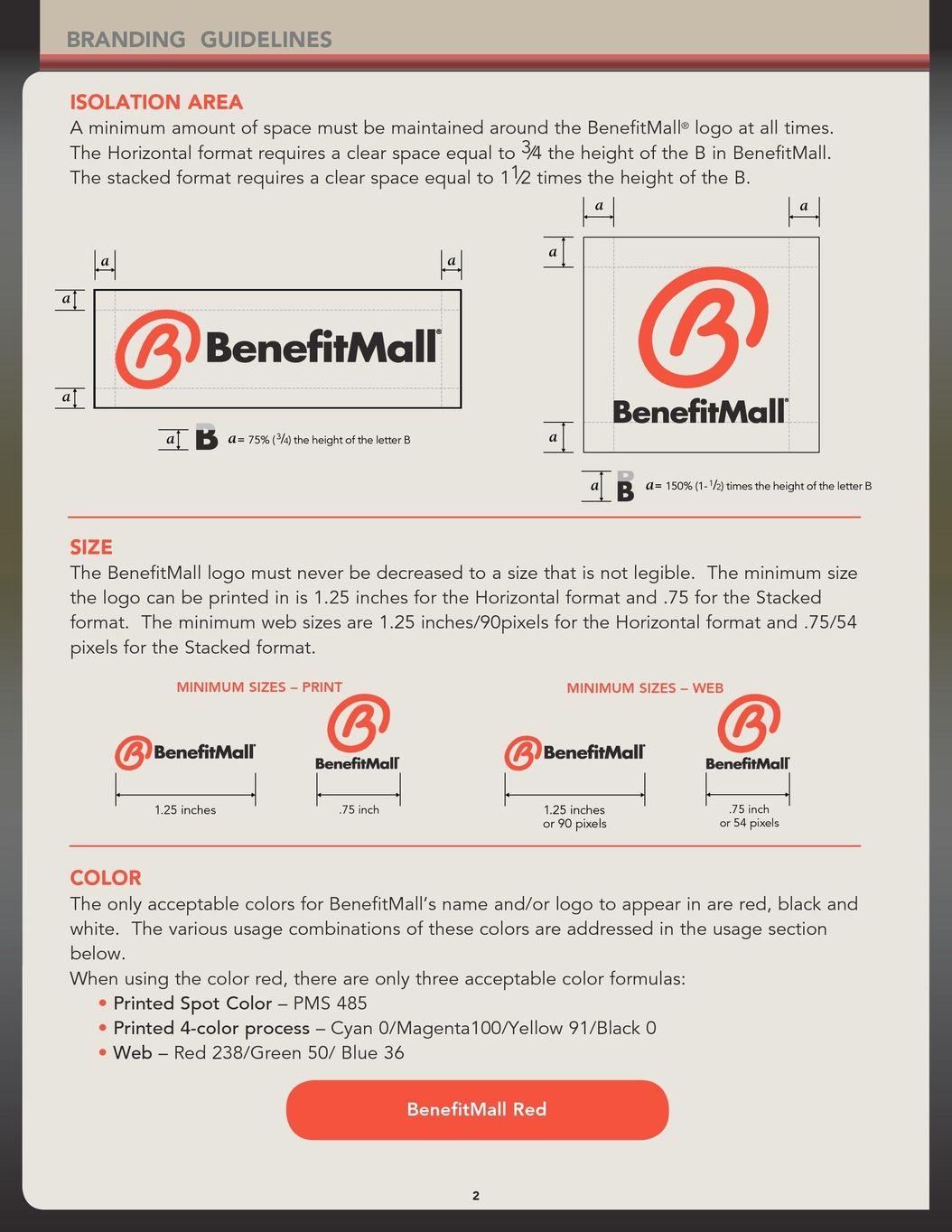 BenefitMall Logo - Branding Guidelines - Internal