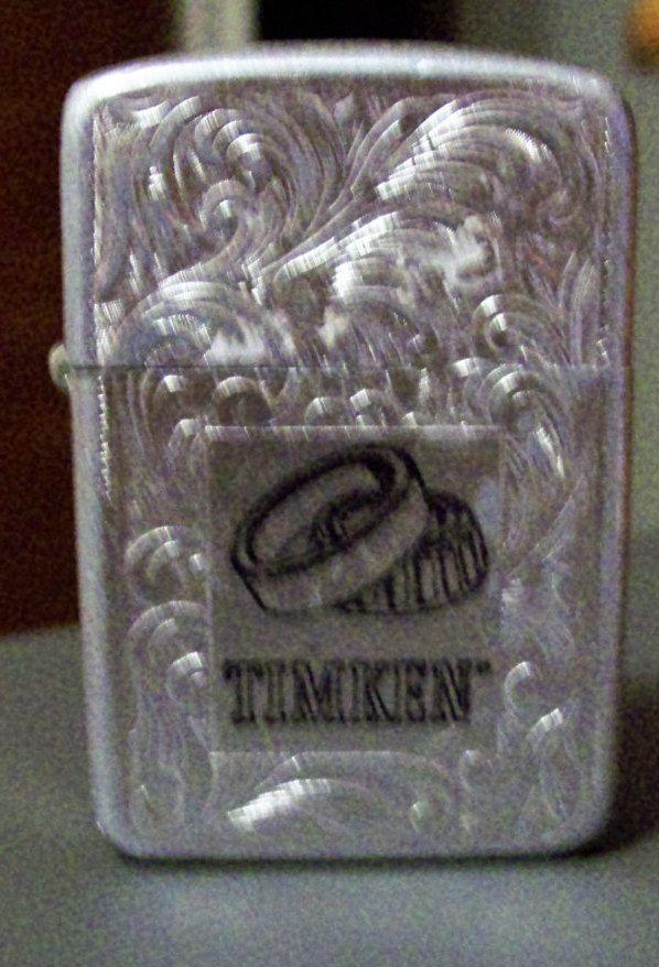 Timken Logo - Vintage Chrome Park Lighter with TIMKEN Logo Western Design Non ...