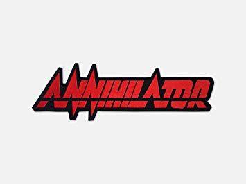 Annihilator Logo - Annihilator Logo Embroidered backpatch backshape Back Patch Thrash ...