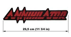 Annihilator Logo - ANNIHILATOR logo BACK PATCH embroidered NEW | eBay