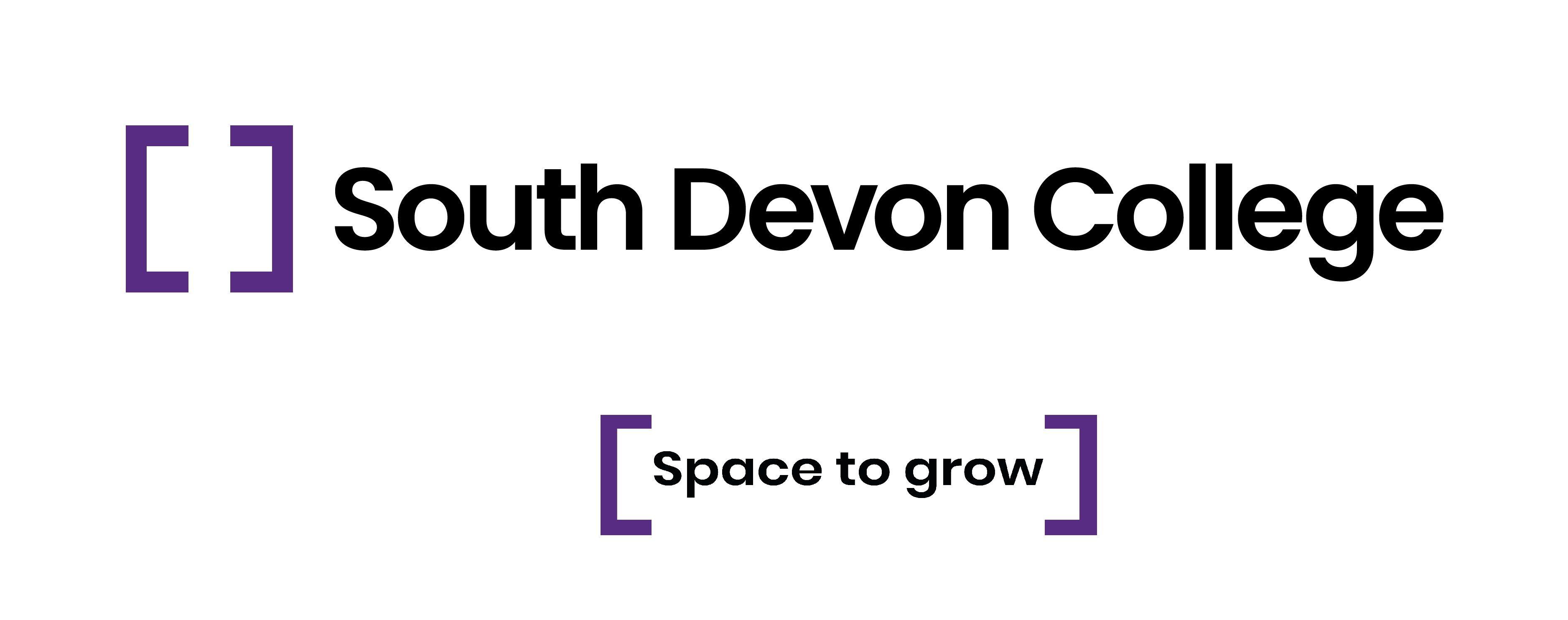 Devon Logo - new logo with strapline. South Devon College