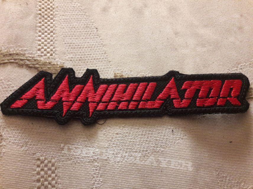 Annihilator Logo - Annihilator logo patch | TShirtSlayer TShirt and BattleJacket Gallery