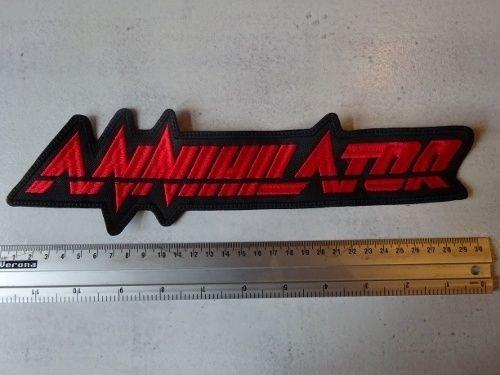 Annihilator Logo - ANNIHILATOR - RED LOGO | Backpatches | Riffs Merchandise