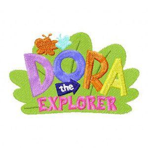 Dora Logo - Logo Dora the Explorer Iron on Patch