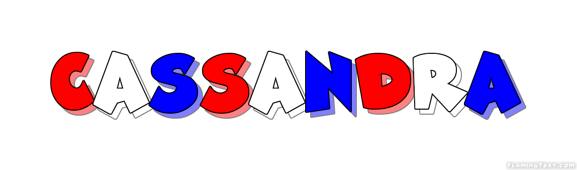 Cassandra Logo - United States of America Logo. Free Logo Design Tool from Flaming Text