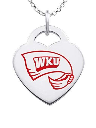 Hilltoppers Logo - Amazon.com: Western Kentucky Hilltoppers Logo Heart Charm with Color ...