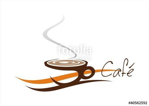 Cafeteria Logo - hot coffee cup , cafeteria , business logo design