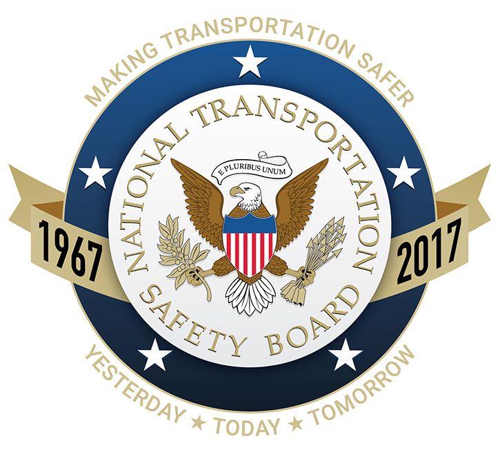 NTSB Logo - National Transportation Safety Board Marks 50 Years of Saving Lives