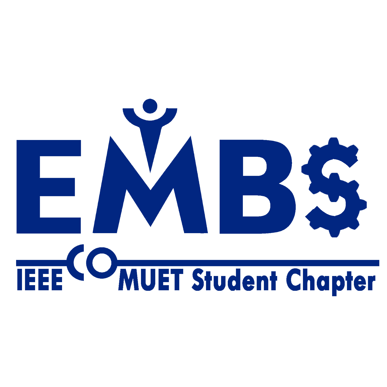MUET Logo - Official logo of Engineering in Medicine Biology Society's Chapter