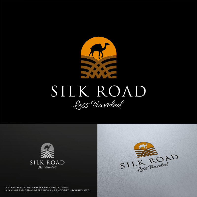 Silkroad Logo - Upmarket, Playful, Textile Logo Design for Silk Road Less Traveled