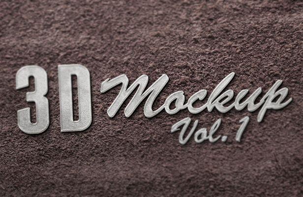 Textured Logo - Textured Logo Mockup Pack by h3design | GraphicRiver