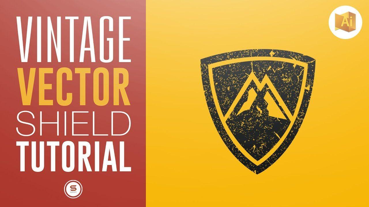 Texture Logo - VINTAGE VECTOR LOGO | How To Add Texture In Illustrator | Satori ...