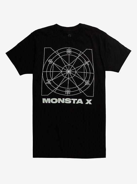 Monsta Logo - Monsta X Shoot Out Target Logo T-shirt