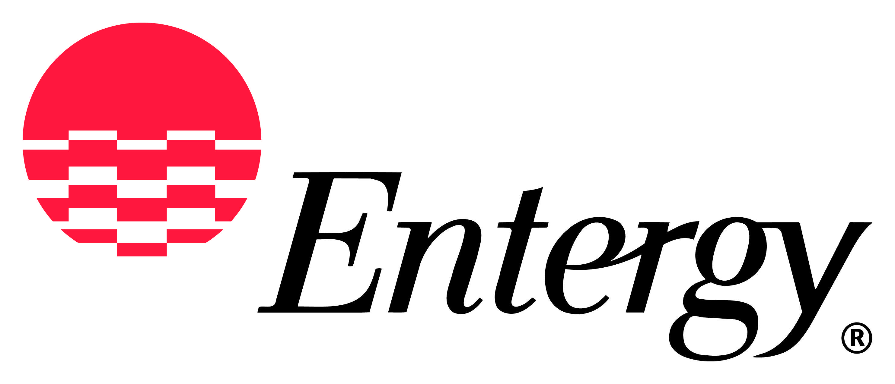 Entergy Logo - Red & Black Horizontal Logo