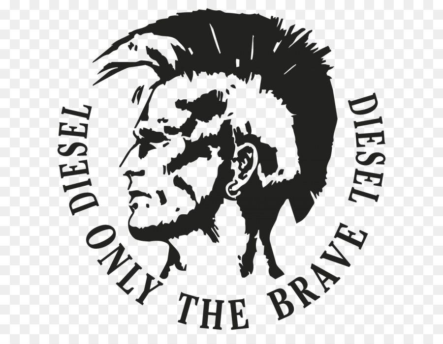Brave Logo - Diesel Only the Brave Logo Encapsulated PostScript - stickers label ...
