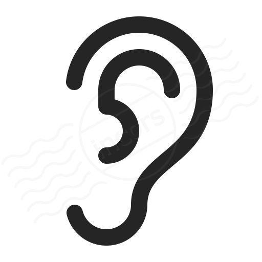 Ear Logo - ear icon. Professional icon, Design, Google
