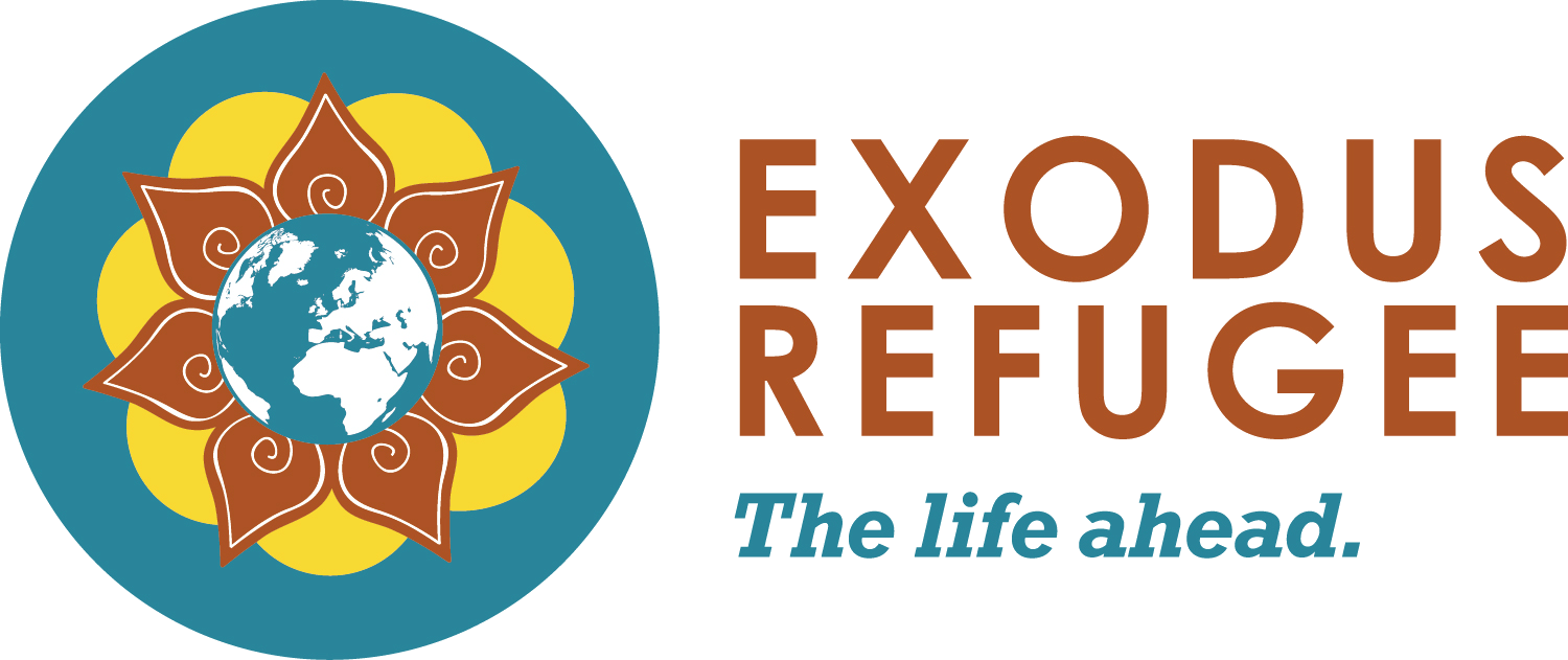 Refugee Logo - Exodus Refugee Immigration. Building a New Life in Indiana