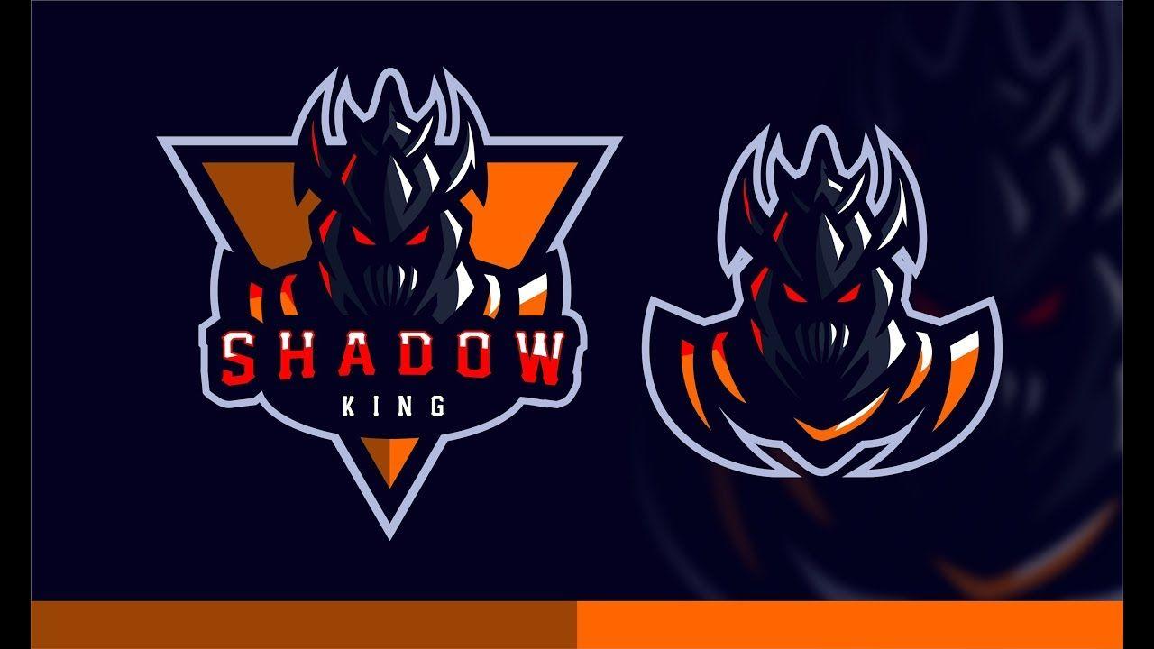 Shadow Logo - Corel Draw Tutorial Make Gaming Logo Shadow King
