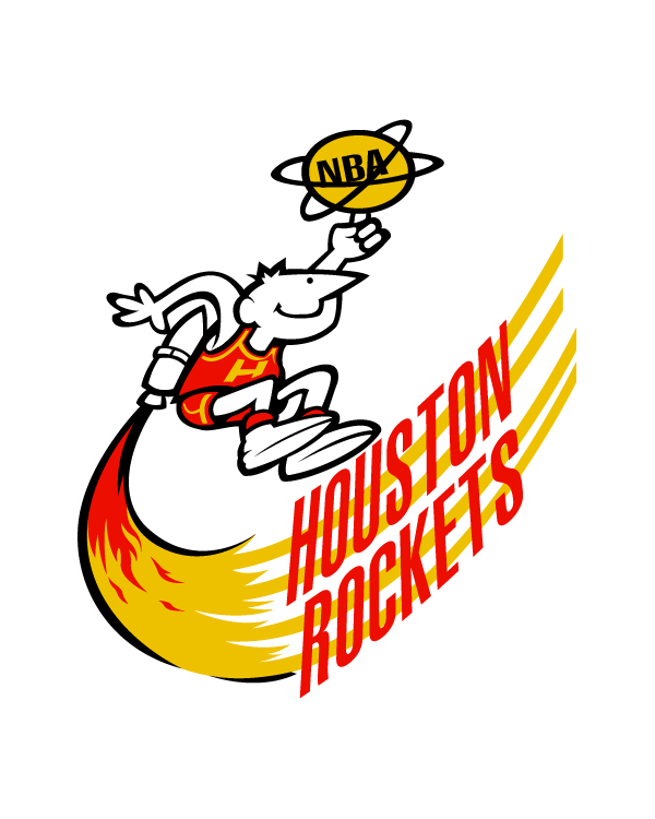Rokets Logo - Early 70s Houston Rockets logo | Sport | Rockets logo, Logos, Behance