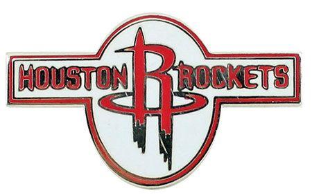Rokets Logo - Houston Rockets Logo with Word Mark Pin