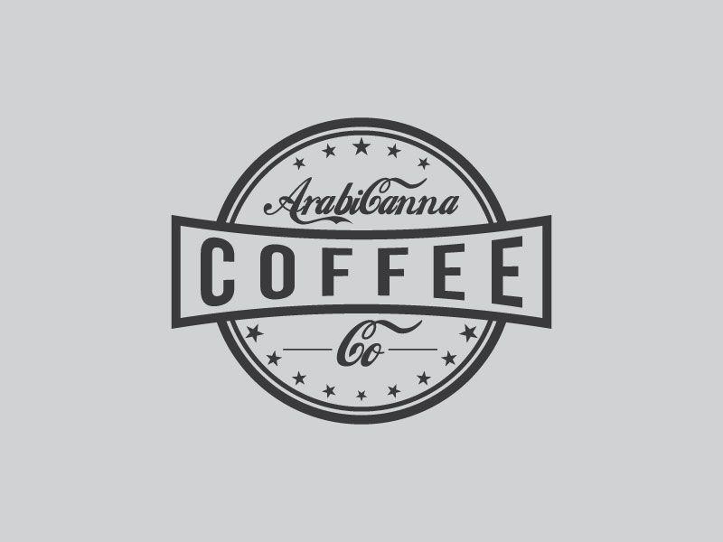 Nathaniel Logo - Upmarket, Bold, Coffee Shop Logo Design for ArabiCanna Coffee Co. by ...