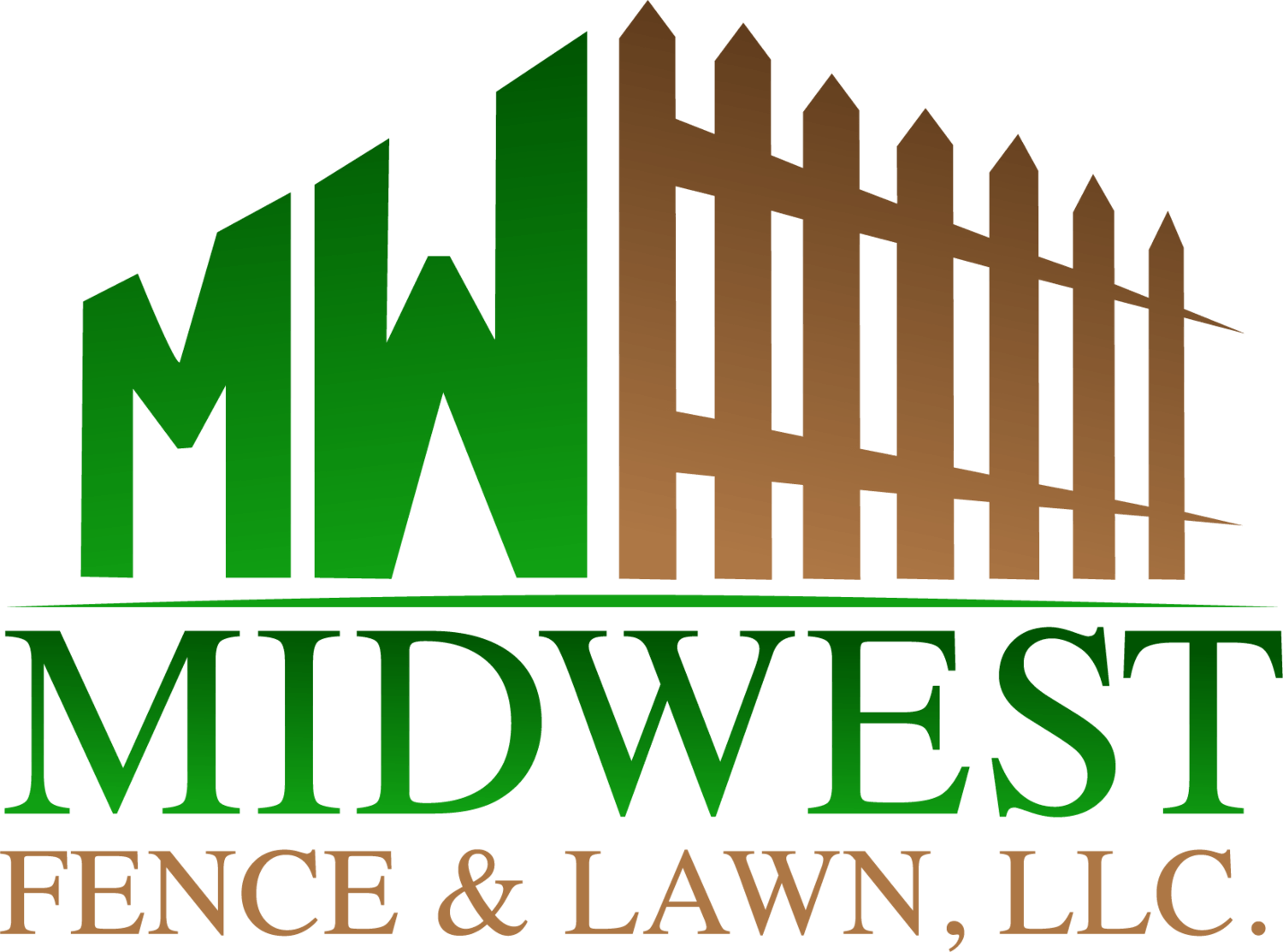 Fence Logo - Midwest Fence & Lawn
