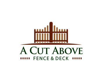 Deck Logo - Logo design entry number 122 by Roseetha | A Cut Above Fence And ...