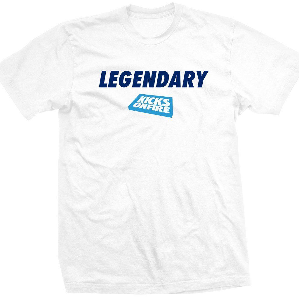 KicksOnFire Logo - KicksOnFire Legendary T-Shirt - White (Limited Offer) – KicksOnFire.com