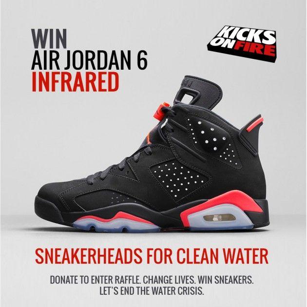 KicksOnFire Logo - KicksOnFire For Clean Water: Donate And You Could Win The Air Jordan