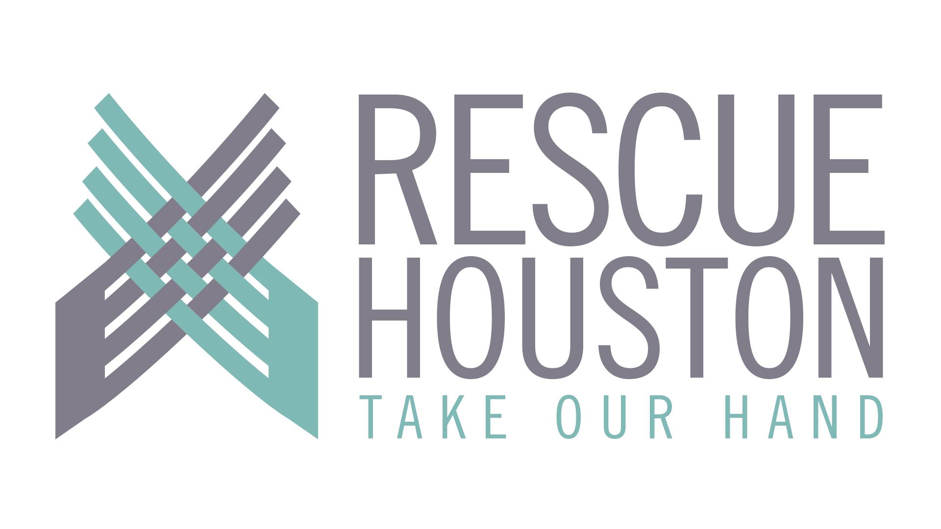 Houston Logo - Rescue Houston: Logo % Solace Media