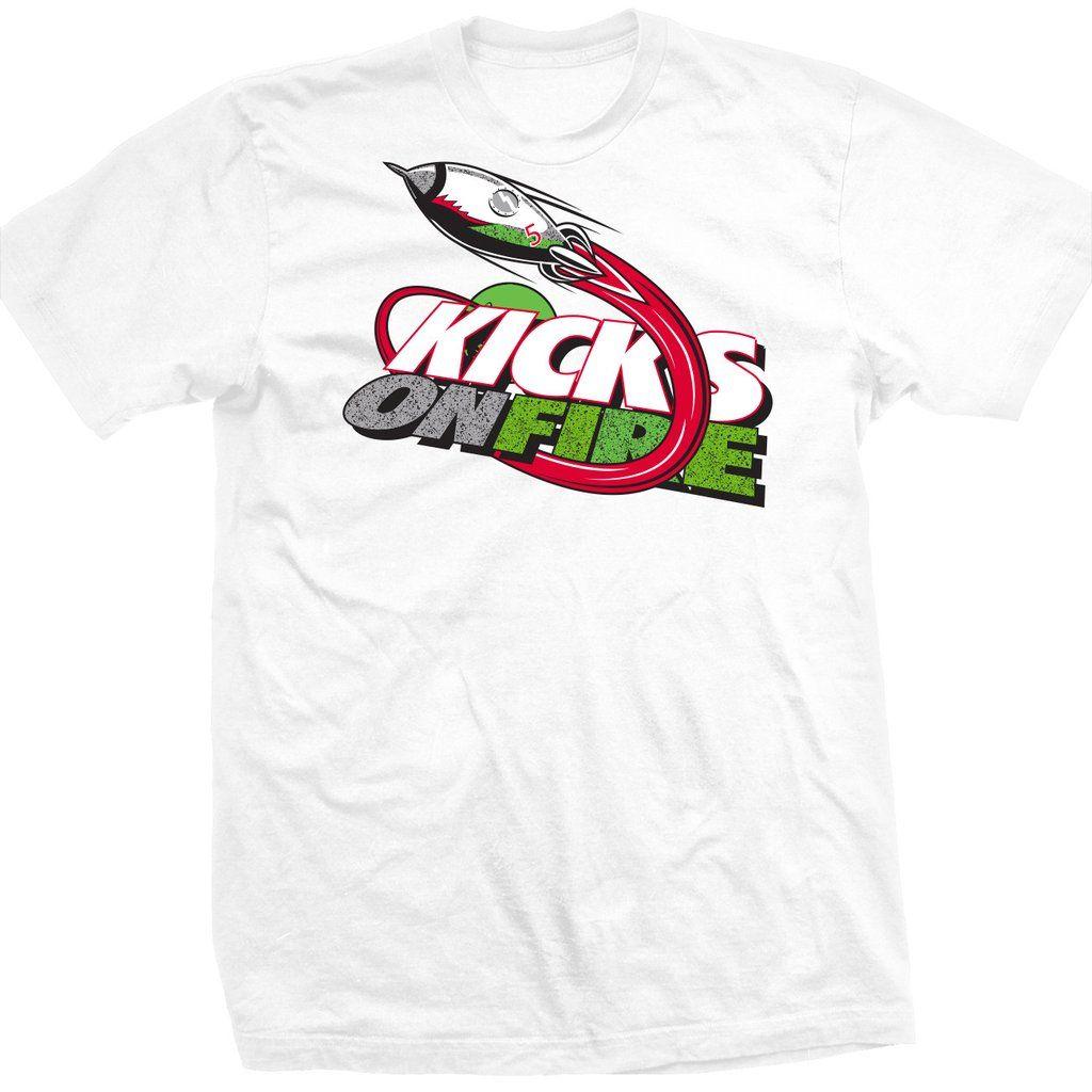 KicksOnFire Logo - KicksOnFire Space Flight T-Shirt - White (Limited Offer ...
