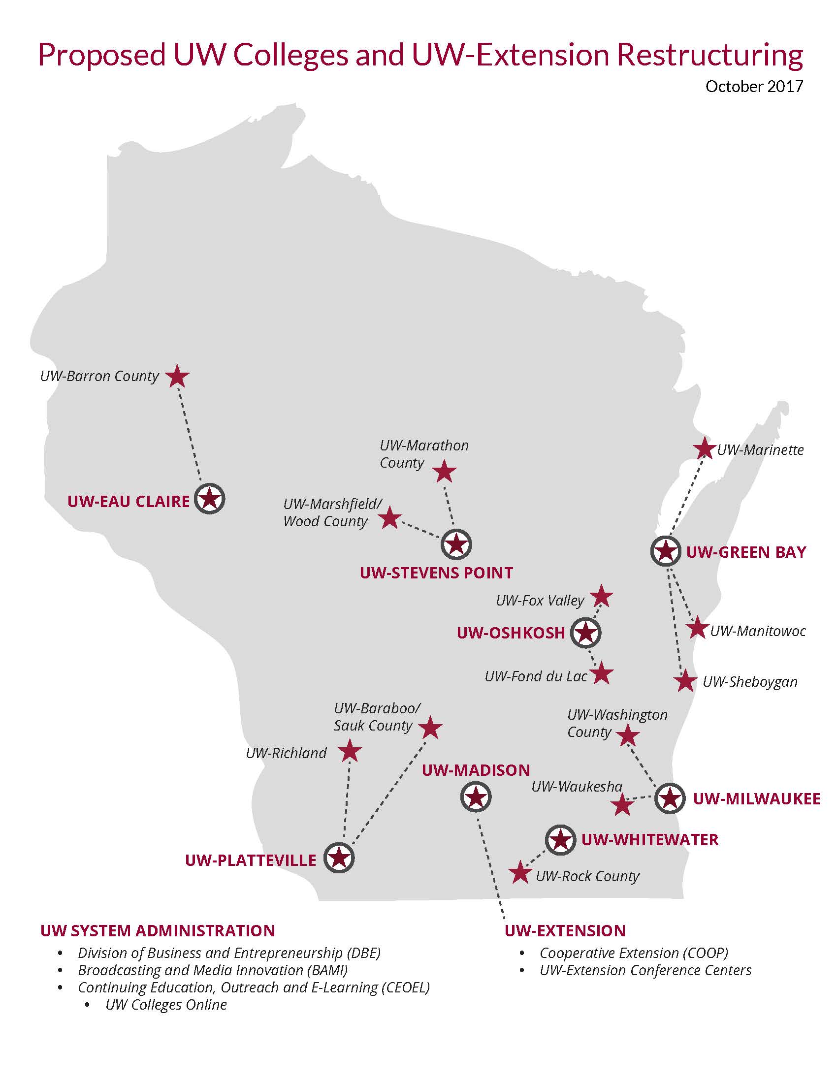 UW-Baraboo Logo - UW System Announces Proposal To Couple 4 Year, 2 Year Campuses