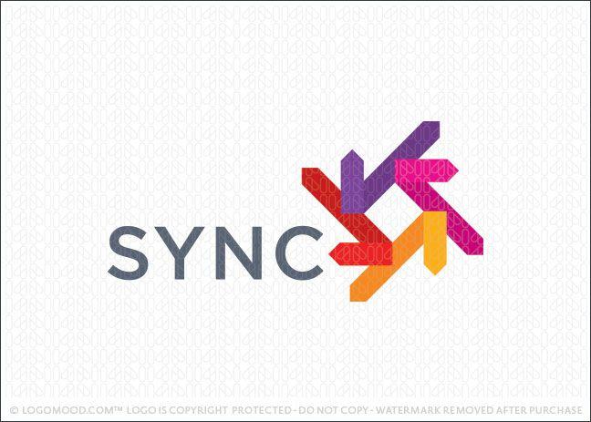 Sync Logo - Readymade Logos for Sale Sync | Readymade Logos for Sale