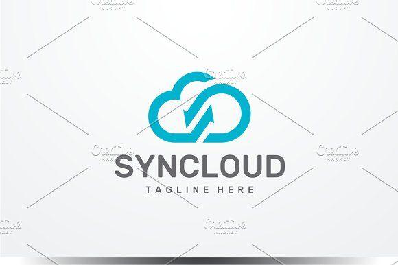 Sync Logo - Sync Cloud Logo ~ Logo Templates ~ Creative Market