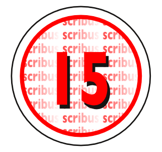 Scribus Logo - Creating a simple ratings certificate logo
