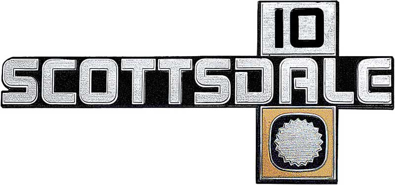 Scottsdale Logo - 1981-1987 All Makes All Models Parts | 14026445 | 1981-87 GM Truck