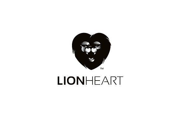 Lionheart Logo - Lion Heart Logo Logo Templates Creative Market