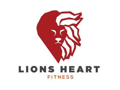 Lionheart Logo - Lion's Heart Fitness Logo - Scrapped file by Angela Elliott ...