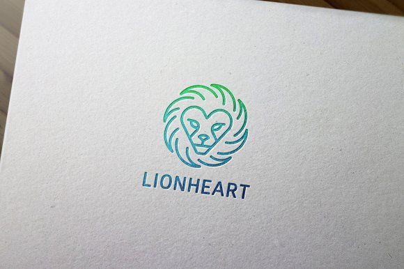 Lionheart Logo - Lionheart Logo Logo Templates Creative Market