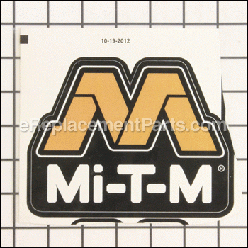 Mi-T-M Logo - Decal - Mi-T-M [34-2169] for Mi-T-M Lawn Equipments | eReplacement Parts