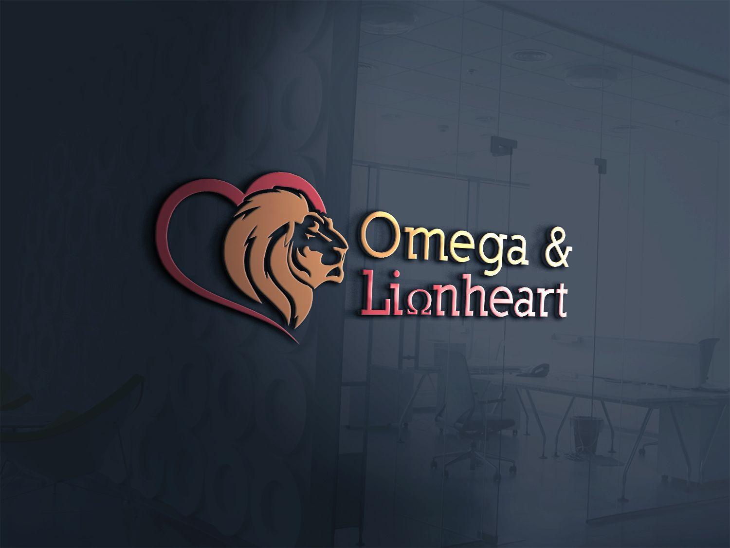 Lionheart Logo - Elegant, Modern, Social Logo Design for Omega & Lionheart