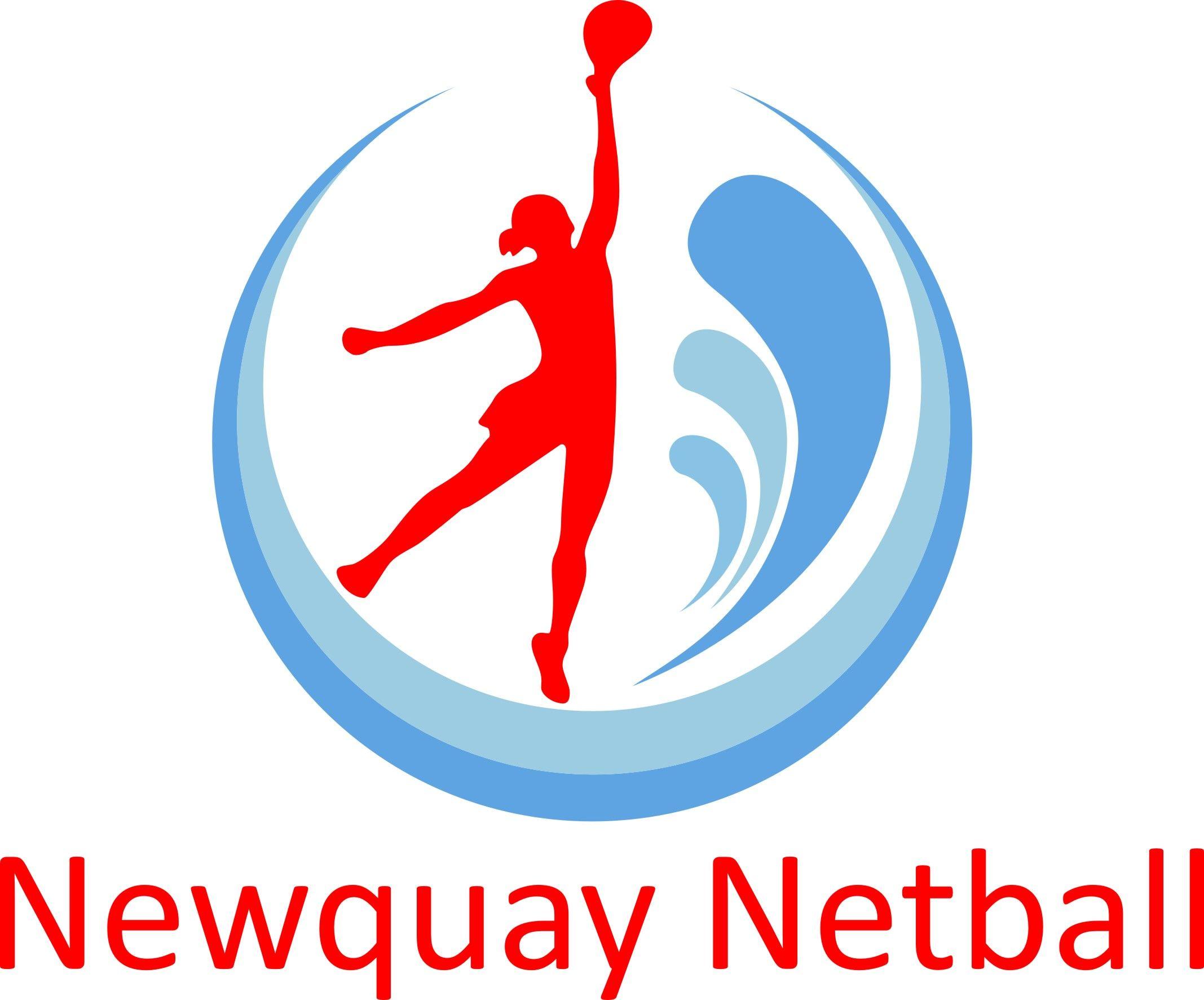 Netball Logo - Newquay Netball - Saints Screen Print